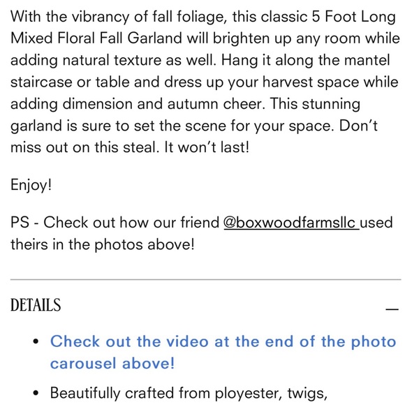 Beautiful Fall Garland - Picture 10 of 10